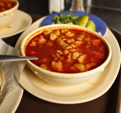 Menudo at Taqueria La Favorita in South Houston