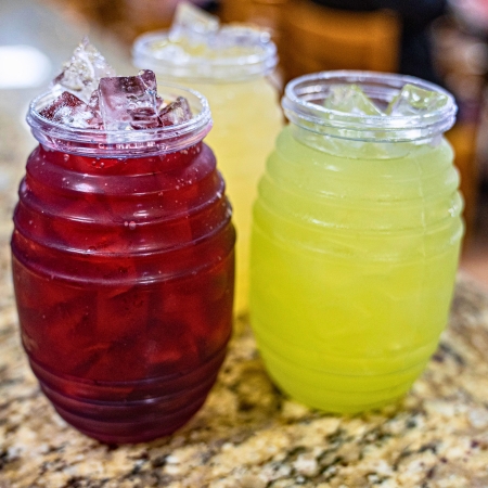Margaritas, micheladas and aguas frescas at Taqueria La Favorita
